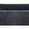 33" Black Granite Stone Farmhouse Kitchen Sink, Single Bowl, Reversible, KF332010SB-NLP-BK