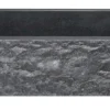 33" Black Granite Stone Farmhouse Kitchen Sink, Single Bowl, Chiseled Front, KF332010SB-BE-BK