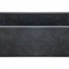 42" Black Granite Stone Farmhouse Kitchen Sink, Single Bowl, Reversible, KF422010SB-NLP-BK