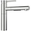Blanco Alta II Low Arc Pull-Out Kitchen Faucet, PVD Steel, 1.5 GPM, Brass, 527559