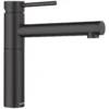 Blanco Alta II Pull-Out Bar Faucet, Matte Black, 1.5 GPM, Brass, 527570