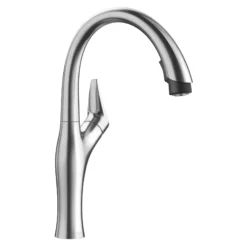 Blanco Artona 1.5 GPM Brass Kitchen Faucet, Pull-Down, Stainless, 442037