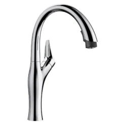 Blanco Artona 1.5 GPM Brass Kitchen Faucet, Pull-Down, Polished Chrome, 442038