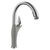 Blanco Artona 1.5 GPM Brass Kitchen Faucet, Pull-Down, Metallic Gray/Stainless, 442034