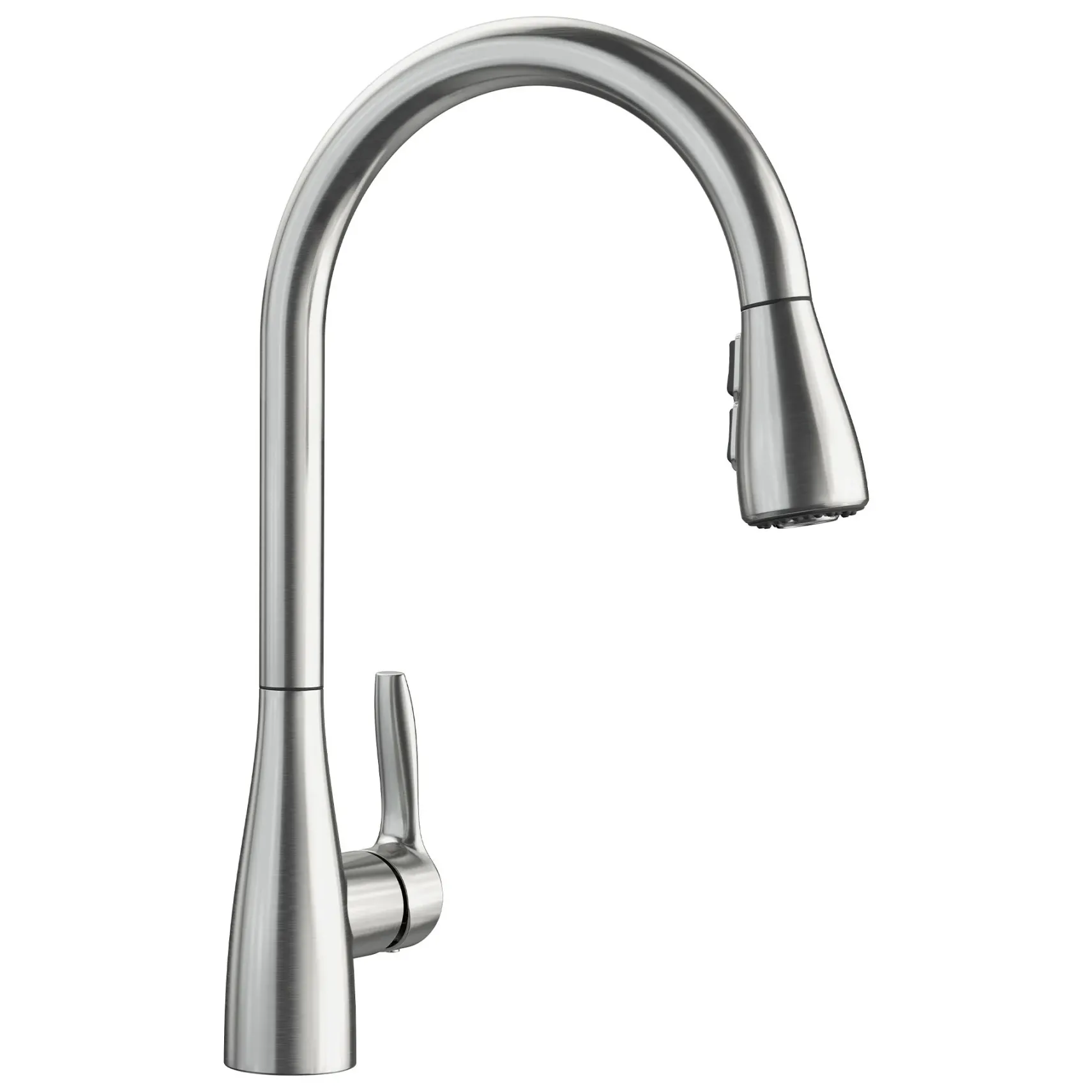 Blanco Atura 1.5 GPM Brass Kitchen Faucet, Pull-Down, Stainless, 442208