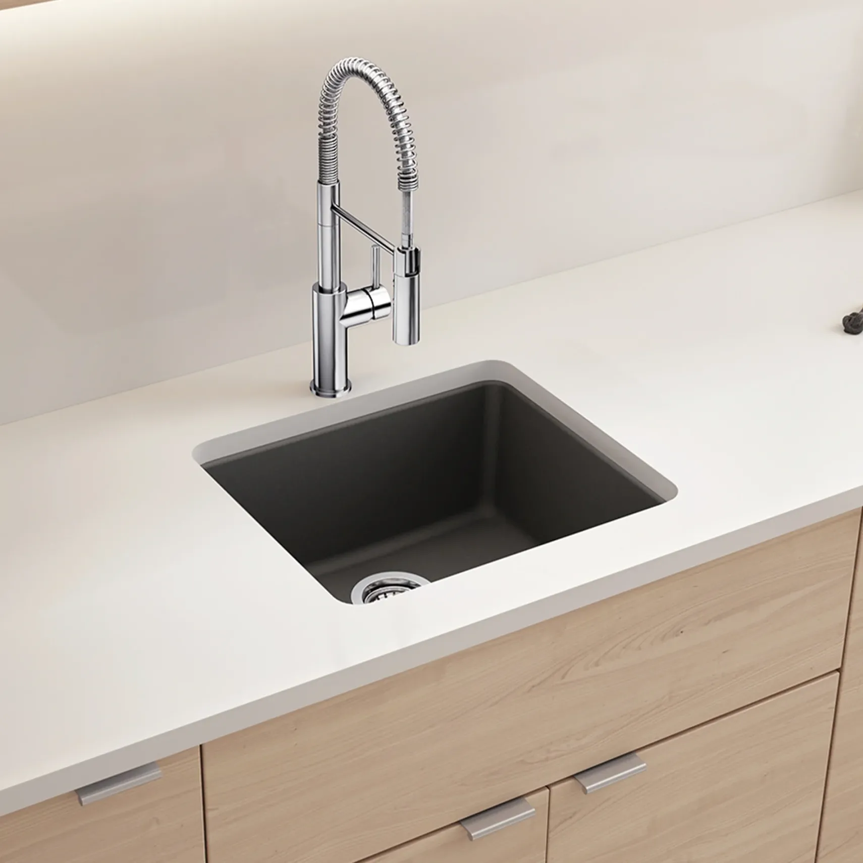 Blanco Catris Semi-Pro Pull-Down Dual-Spray Kitchen Faucet, Chrome, 1.5 GPM, Brass, 401917