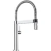 Blanco Culina 1.8 GPM Brass Kitchen Faucet, Semi-Pro, Polished Chrome, 441624