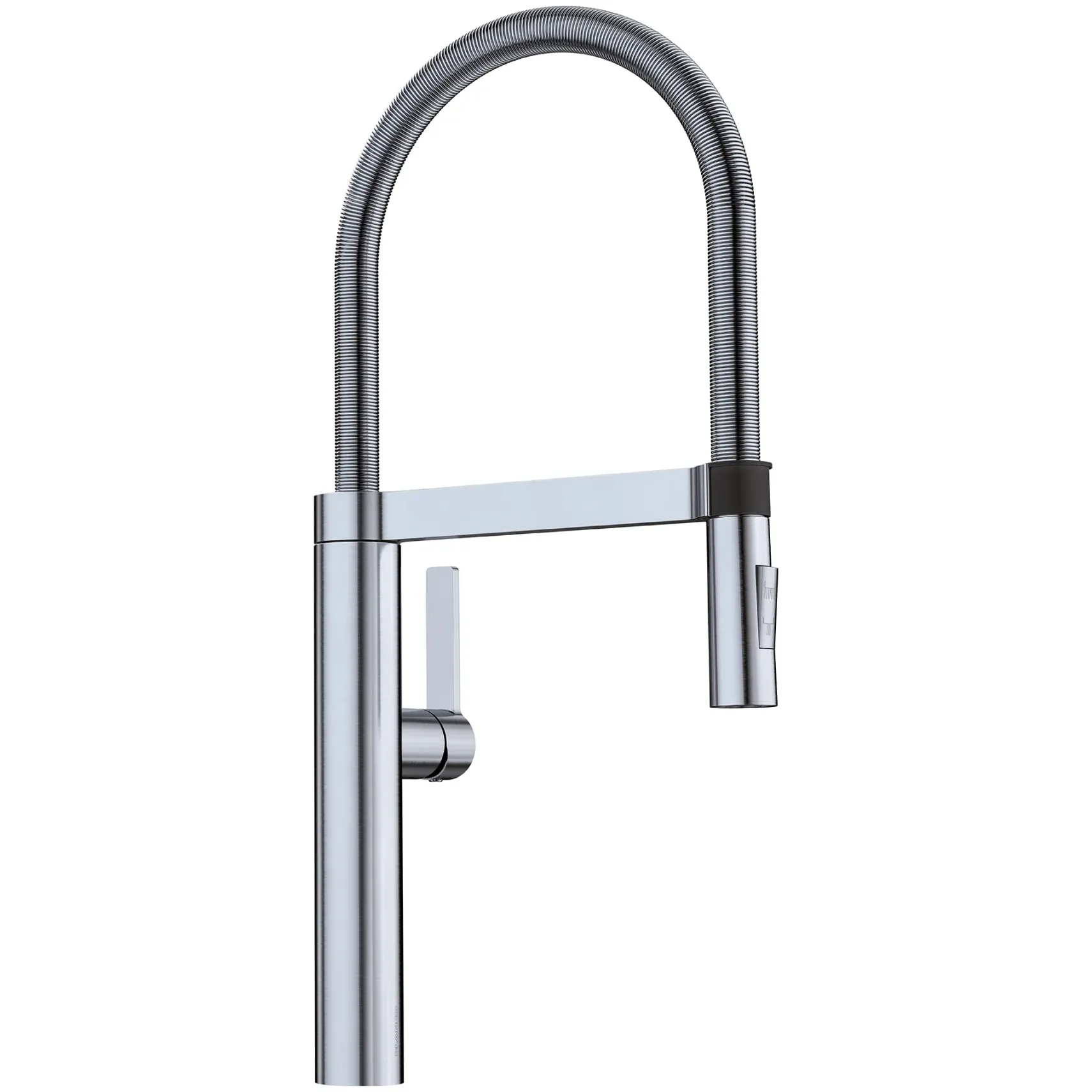 Blanco Culina 1.8 GPM Brass Kitchen Faucet, Semi-Pro, Satin Nickel, 441407