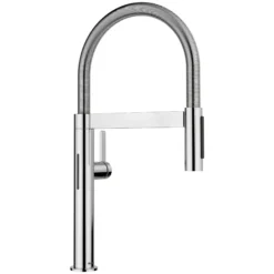 Blanco Culina II Mini Sensor Pull-Down Dual-Spray Kitchen Faucet, Chrome, 1.5 GPM, Brass, 527478