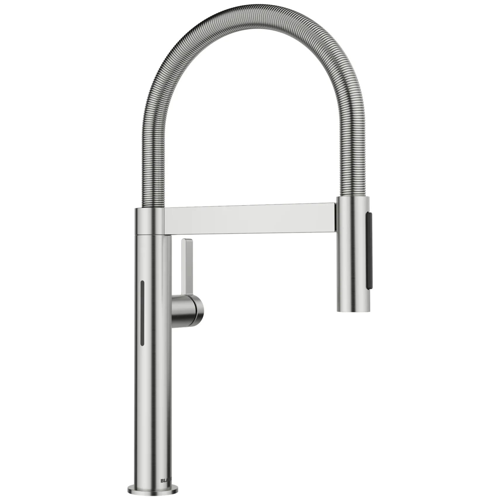 Blanco Culina II Mini Sensor Pull-Down Dual-Spray Kitchen Faucet, PVD Steel, 1.5 GPM, Brass, 527477