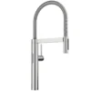 Blanco Culina II Pull-Down Dual-Spray Touchless Sensor Kitchen Faucet, PVD Steel, 1.5 GPM, Brass, 527470