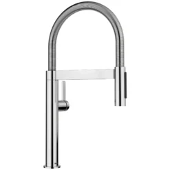 Blanco Culina Mini II Pull-Down Dual-Spray Kitchen Faucet, Chrome, 1.5 GPM, Brass, 527480