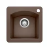 Blanco Diamond 15" Square Granite Composite Bar/Prep Sink, Silgranit, Cafe, 440202