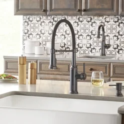 Blanco Empressa 1.5 GPM Brass Kitchen Faucet, Semi-Pro, Oil-Rubbed Bronze, 442511