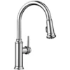 Blanco Empressa 1.5 GPM Brass Kitchen Faucet, Pull-Down, Polished Chrome, 442501