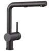 Blanco Linus 1.5 GPM Brass Kitchen Faucet, Pull-Out, Anthracite, 526367