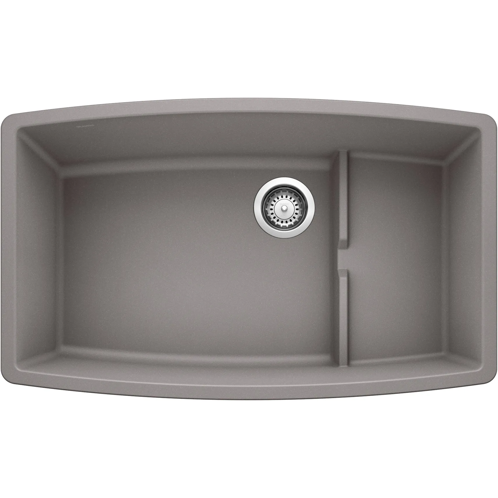 Blanco Performa 32" Undermount Granite Composite Kitchen Sink with Accessories, Silgranit, Metallic Gray, 440067