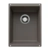 Blanco Precis 14" Rectangle Silgranit Bar/Prep Sink, Volcano Gray, No Faucet Hole, 527413