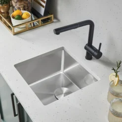 Blanco Quatrus 17" Square Stainless Steel Bar/Prep Sink, 18 Gauge, 519545