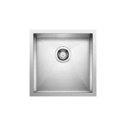 Blanco Quatrus 17" Square Stainless Steel Bar/Prep Sink, 18 Gauge, 518168