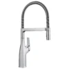 Blanco Rivana 1.5 GPM Brass Kitchen Faucet, Semi-Pro, Polished Chrome, 442675