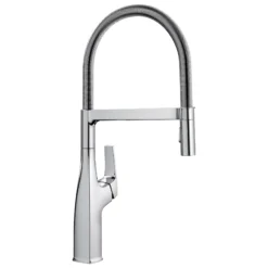 Blanco Rivana 1.5 GPM Brass Kitchen Faucet, Semi-Pro, Polished Chrome, 442675