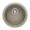 Blanco Rondo 18" Round Granite Composite Bar/Prep Sink, Silgranit, Truffle, 517699