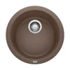 Blanco Rondo 18" Round Granite Composite Bar/Prep Sink, Silgranit, Cafe, 515803
