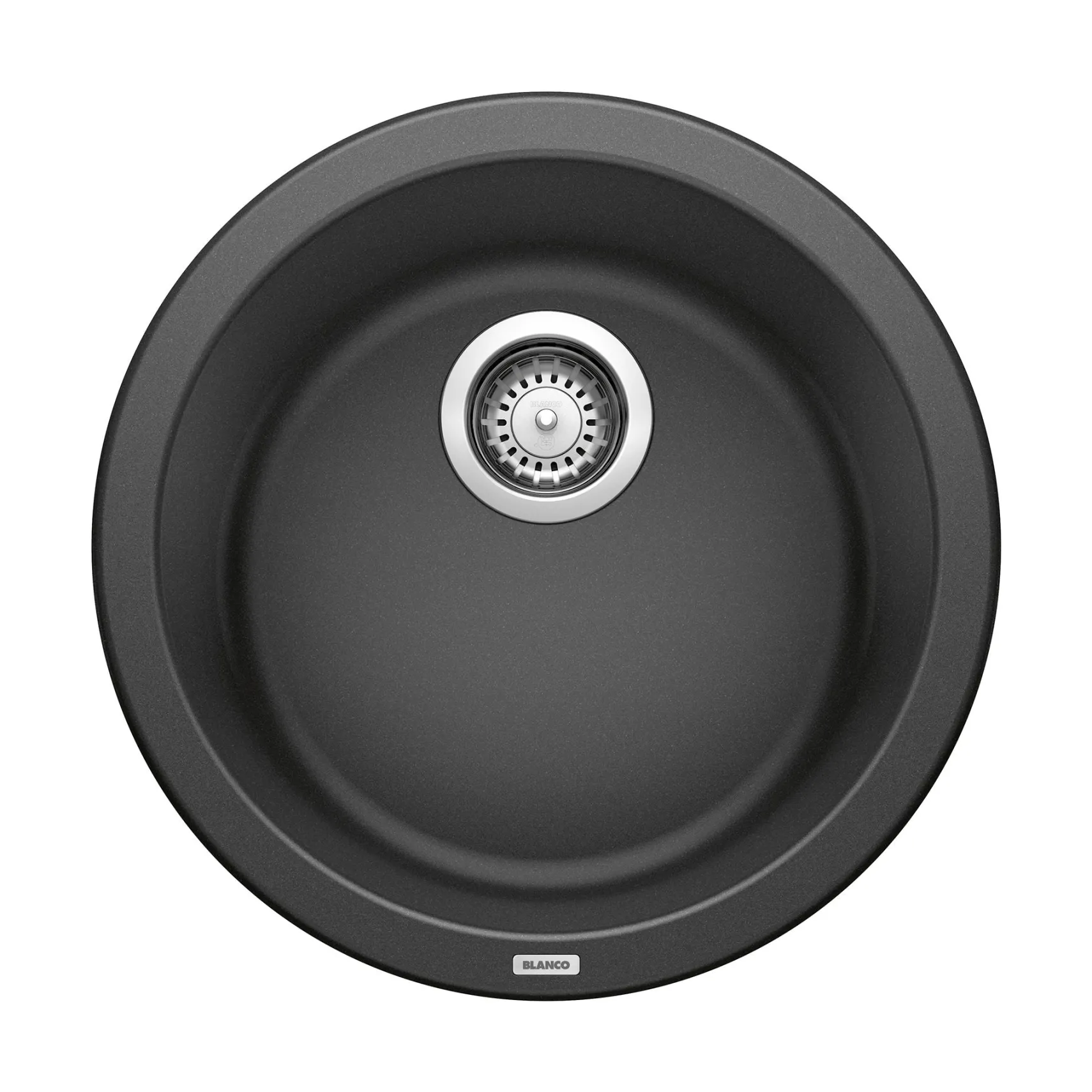 Blanco Rondo 18" Round Granite Composite Bar/Prep Sink, Silgranit, Anthracite, 511632