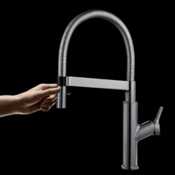 Blanco Solenta 1.5 GPM Brass Kitchen Faucet, Semi-Pro, Polished Chrome, 401992