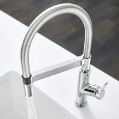 Blanco Solenta 1.5 GPM Brass Kitchen Faucet, Semi-Pro, Polished Chrome, 401990