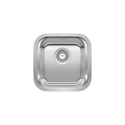 Blanco Stellar 15" Square Stainless Steel Bar/Prep Sink, 18 Gauge, Brushed Finish, 441026
