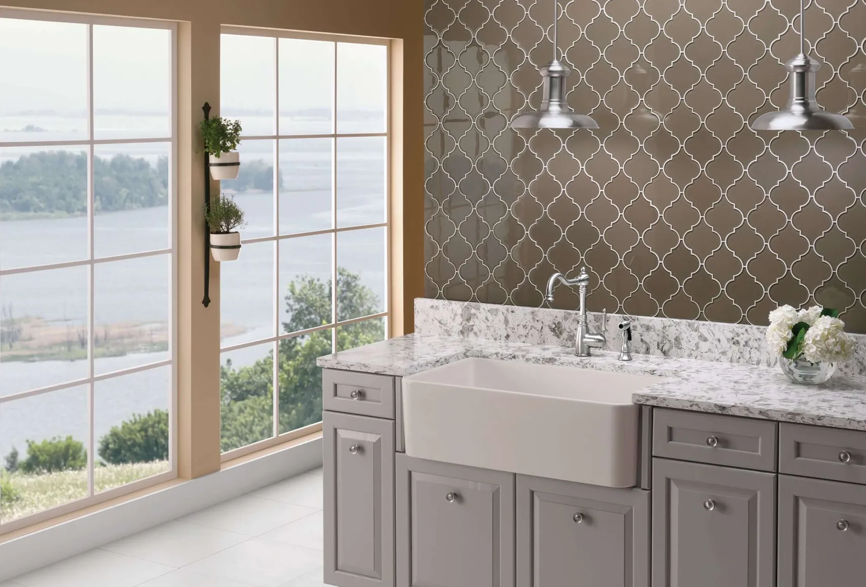Blanco Cerana 33" Fireclay Farmhouse Sink, Biscuit, 525013