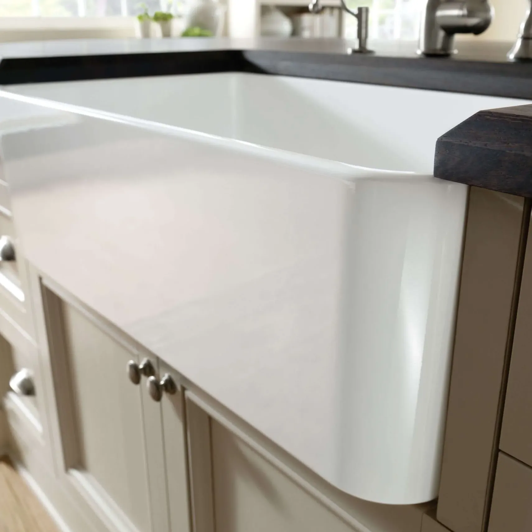 Blanco Cerana 30" Fireclay Farmhouse Sink, White, 525010