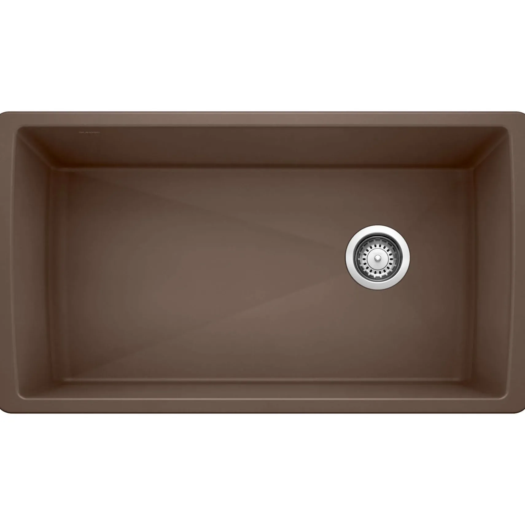 Blanco Diamond 34" Undermount Granite Composite Kitchen Sink, Silgranit, Cafe, 441771