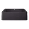 Blanco Ikon 33" Granite Composite Farmhouse Sink, Silgranit, Anthracite, 401895