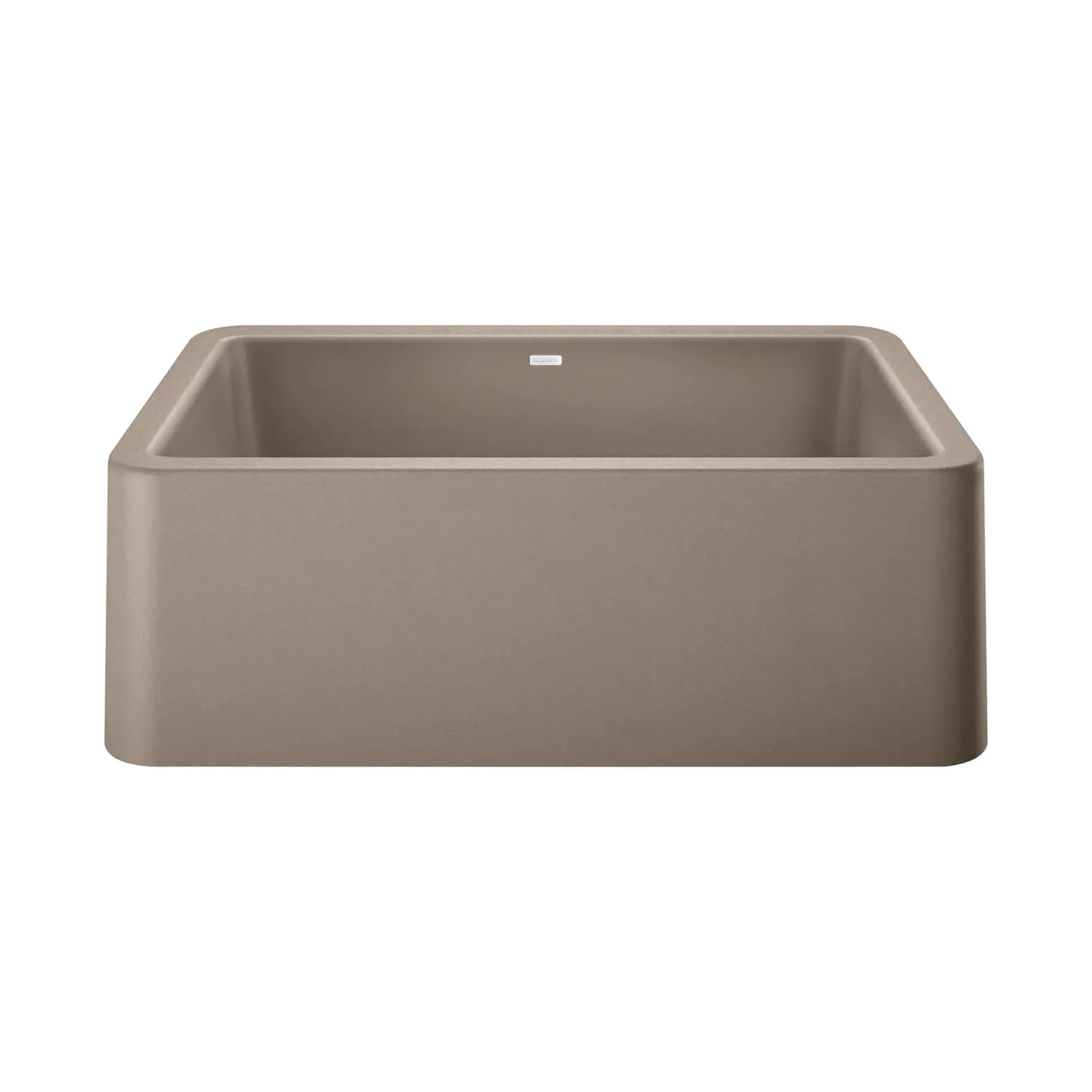 Blanco Ikon 30" Granite Composite Farmhouse Sink, Silgranit, Truffle, 401777