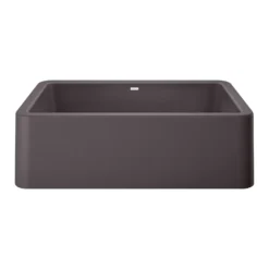 Blanco Ikon 33" Granite Composite Farmhouse Sink, Silgranit, Cinder, 401985