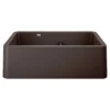 Blanco Ikon 33" Granite Composite Farmhouse Sink, Silgranit, 60/40 Double Bowl, Cafe, 402323
