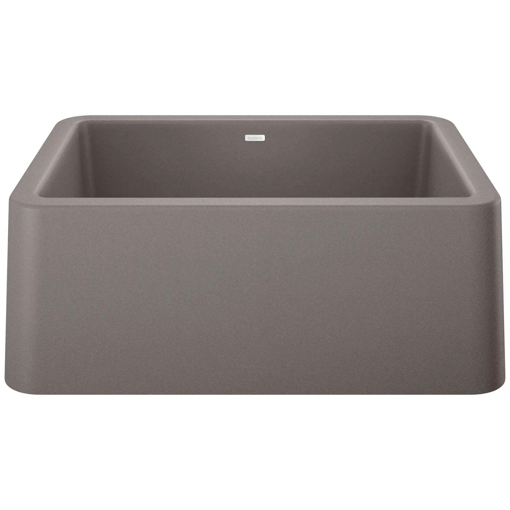 Blanco Ikon 27" Granite Composite Farmhouse Sink, Silgranit, Metallic Gray, 402314