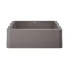 Blanco Ikon 30" Granite Composite Farmhouse Sink, Silgranit, Metallic Gray, 401778