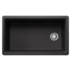 Blanco Inteos 33" Undermount Silgranit Workstation Kitchen Sink, Anthracite, No Faucet Hole, 443312