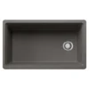 Blanco Inteos 33" Undermount Silgranit Workstation Kitchen Sink, Volcano Gray, No Faucet Hole, 443317