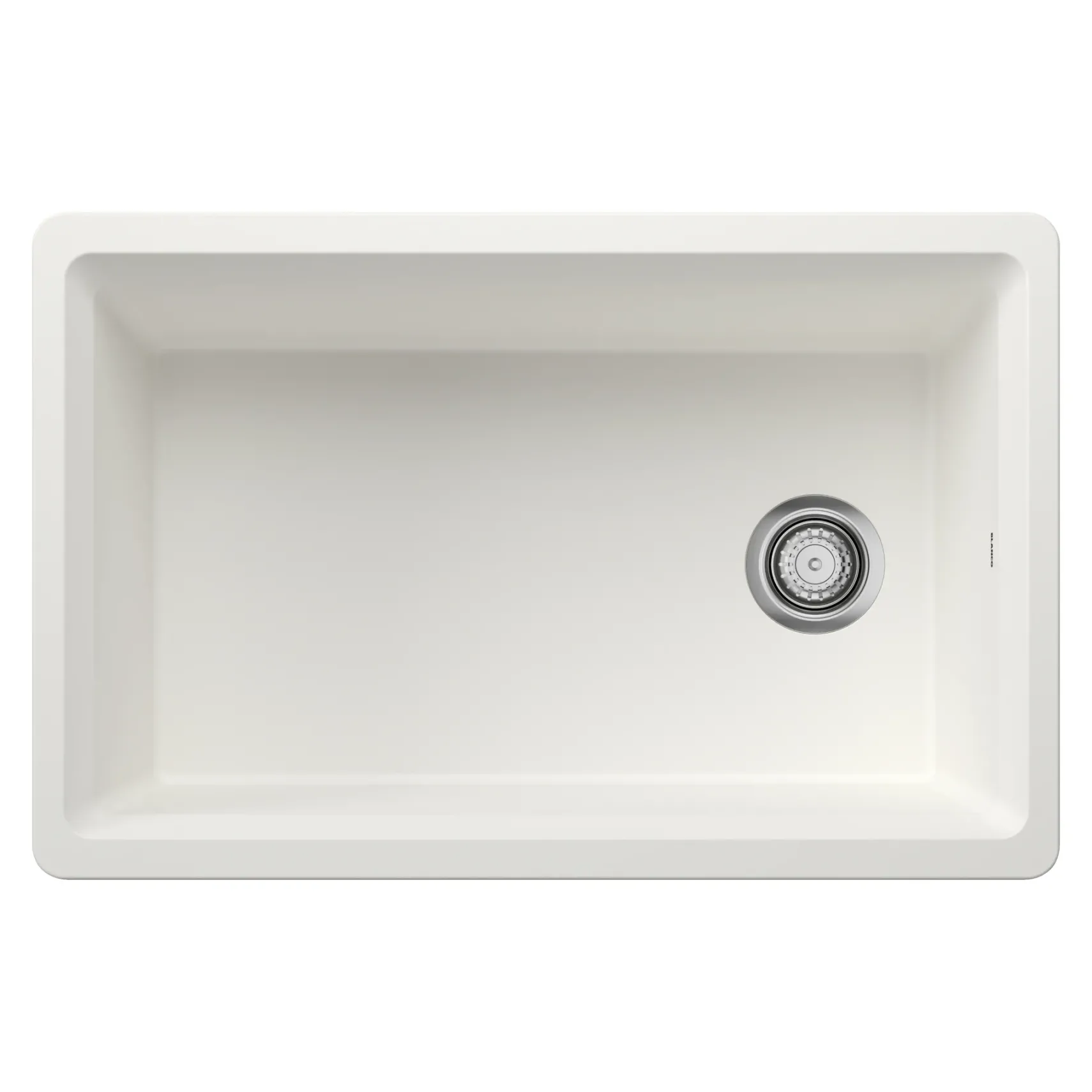 Blanco Inteos 30" Undermount Silgranit Workstation Kitchen Sink, White, No Faucet Hole, 443306