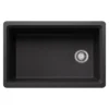 Blanco Inteos 30" Undermount Silgranit Workstation Kitchen Sink, Anthracite, No Faucet Hole, 443304