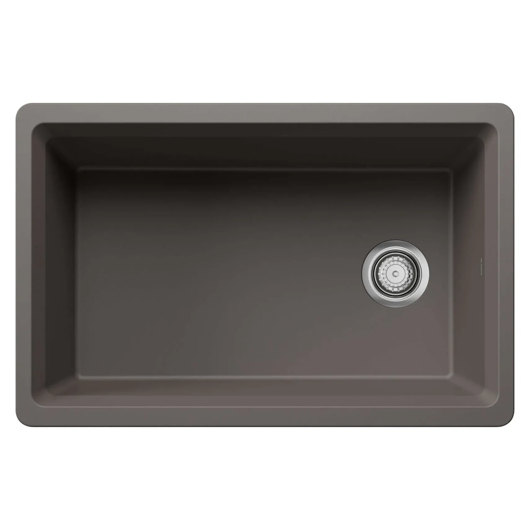 Blanco Inteos 30" Undermount Silgranit Workstation Kitchen Sink, Volcano Gray, No Faucet Hole, 443309