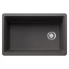 Blanco Inteos 30" Undermount Silgranit Workstation Kitchen Sink, Cinder, No Faucet Hole, 443305