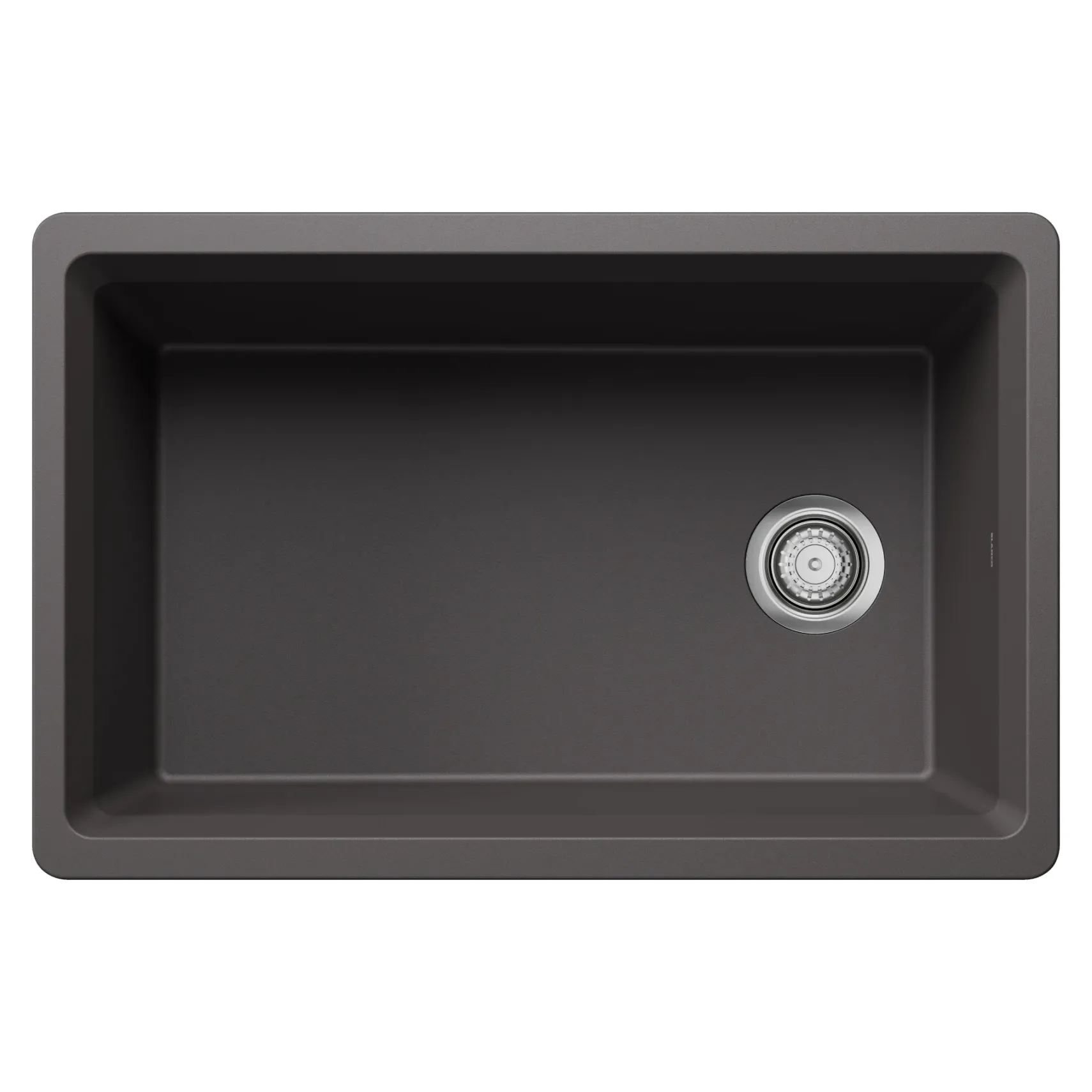 Blanco Inteos 30" Undermount Silgranit Workstation Kitchen Sink, Cinder, No Faucet Hole, 443305