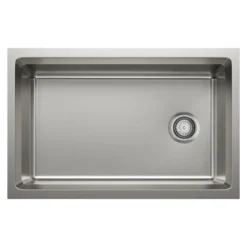 Blanco Inteos 30" Undermount Stainless Steel Workstation Kitchen Sink, Satin Polish, 18 Gauge, No Faucet Hole, 443299