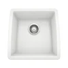 Blanco Performa 18" Rectangle Granite Composite Bar/Prep Sink, Silgranit, White, 440081